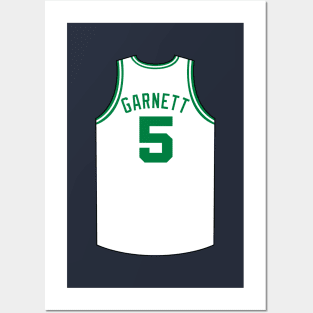 Kevin Garnett Boston Jersey Qiangy Posters and Art
